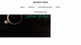 What Selenavidya.com website looked like in 2017 (6 years ago)