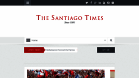 What Santiagotimes.cl website looked like in 2017 (6 years ago)