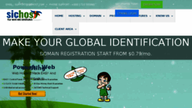 What Sichost.com website looked like in 2017 (6 years ago)
