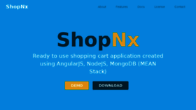 What Shopnx.in website looked like in 2017 (6 years ago)
