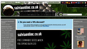 What Salviaonline.co.uk website looked like in 2017 (6 years ago)