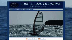 What Surfsailmenorca.com website looked like in 2017 (6 years ago)