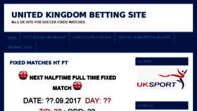 What Soccerprotips.co.uk website looked like in 2017 (6 years ago)