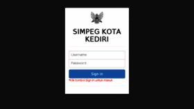 What Simpeg.kedirikota.go.id website looked like in 2017 (6 years ago)