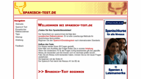 What Spanisch-test.de website looked like in 2017 (6 years ago)