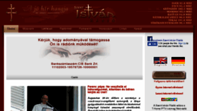 What Szentistvanradio.hu website looked like in 2017 (6 years ago)