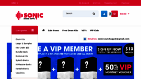 What Sonicsoundsupply.com website looked like in 2017 (6 years ago)