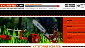 What Shurik-ua.com website looked like in 2017 (6 years ago)