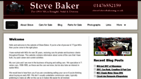 What Stevebakermg.co.uk website looked like in 2017 (6 years ago)