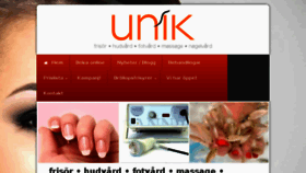 What Salongunik.nu website looked like in 2017 (6 years ago)