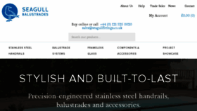 What Seagullbalustrades.com website looked like in 2017 (6 years ago)