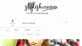 What Stylishcravings.com website looked like in 2017 (6 years ago)