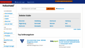 What Stellenmarkt.de website looked like in 2017 (6 years ago)