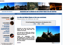 What Site-notre-dame.fr website looked like in 2017 (6 years ago)