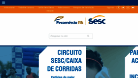 What Sesc-rs.com.br website looked like in 2017 (6 years ago)