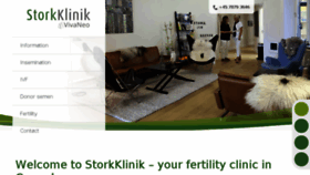 What Storkklinik.dk website looked like in 2017 (6 years ago)