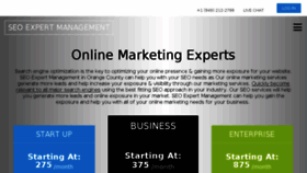 What Seoexpertmanagement.com website looked like in 2017 (6 years ago)