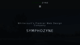 What Symphozyne.com website looked like in 2017 (6 years ago)