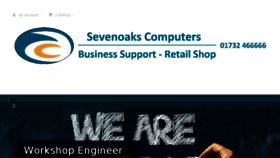 What Sevenoakscomputers.com website looked like in 2017 (6 years ago)