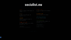 What Socialist.nu website looked like in 2017 (6 years ago)