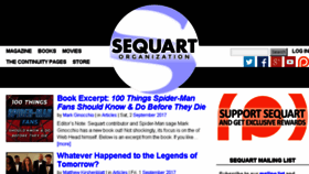 What Sequart.org website looked like in 2017 (6 years ago)