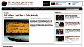 What Schokolade-geht-immer.de website looked like in 2017 (6 years ago)