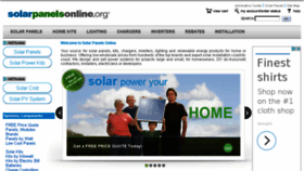 What Solarpanelsonline.org website looked like in 2017 (6 years ago)