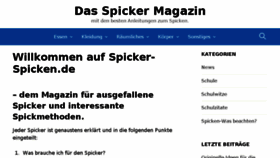 What Spicker-spicken.de website looked like in 2017 (6 years ago)