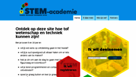 What Stem-academie.be website looked like in 2017 (6 years ago)