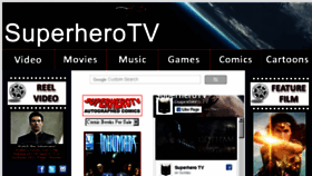 What Superherotv.com website looked like in 2017 (6 years ago)