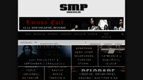 What Serbian-metal.org website looked like in 2017 (6 years ago)
