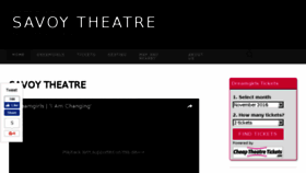 What Savoytheatre.org website looked like in 2017 (6 years ago)