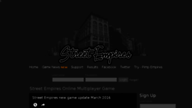 What Streetempires.com website looked like in 2017 (6 years ago)