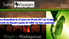 What Sahelvoyages.fr website looked like in 2017 (6 years ago)