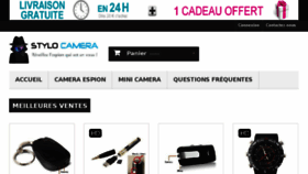 What Stylo-camera.fr website looked like in 2017 (6 years ago)