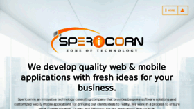 What Spericorn.com website looked like in 2017 (6 years ago)