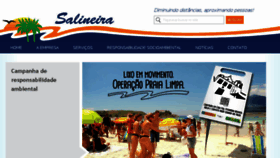 What Salineira.com.br website looked like in 2017 (6 years ago)