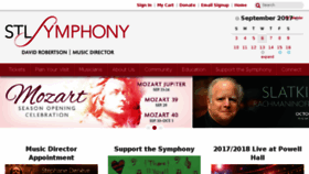 What Stlsymphony.org website looked like in 2017 (7 years ago)