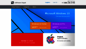 What Softwaredepotdesk.com website looked like in 2017 (6 years ago)