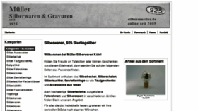 What Silbermueller.de website looked like in 2017 (6 years ago)