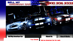 What Sellmyamericancar.com website looked like in 2017 (6 years ago)