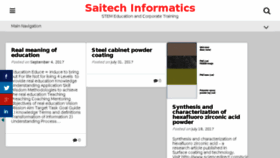 What Saitechinfo.com website looked like in 2017 (6 years ago)