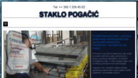 What Staklo-pogacic.hr website looked like in 2017 (6 years ago)