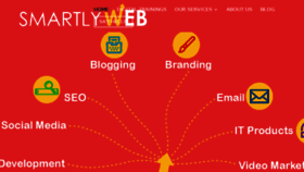 What Smartlyweb.com website looked like in 2017 (6 years ago)