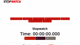 What Stopwatch.com website looked like in 2017 (6 years ago)