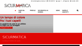 What Sicurmatica.it website looked like in 2017 (6 years ago)