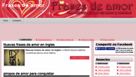 What Solofrasesdeamor.com website looked like in 2017 (6 years ago)