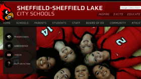 What Sheffieldschools.org website looked like in 2017 (6 years ago)