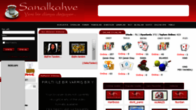 What Sanalkahve.com website looked like in 2017 (6 years ago)