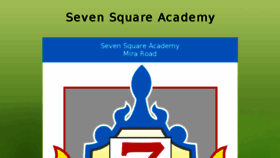 What Sevensquareacademy.org website looked like in 2017 (6 years ago)